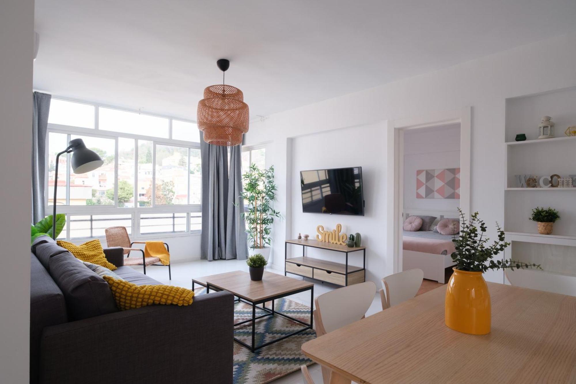 Wonderful Central Apartment Panoramics Views Wifi Malaga Exterior photo