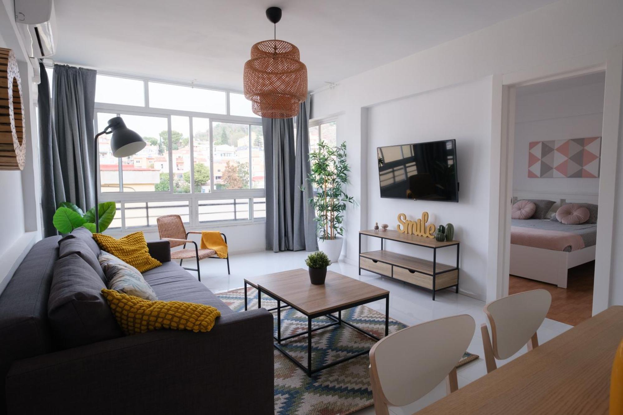 Wonderful Central Apartment Panoramics Views Wifi Malaga Exterior photo